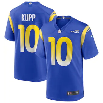 mens nike cooper kupp royal los angeles rams game jersey